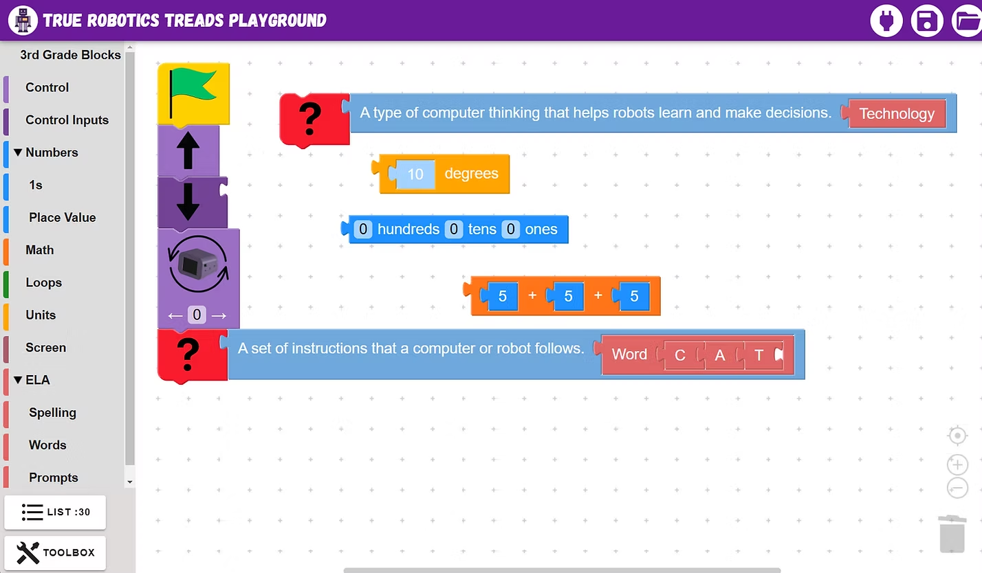 Treads Playground screenshot